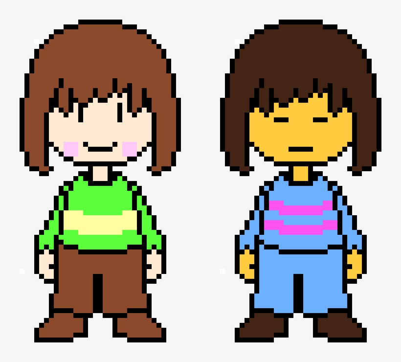 Pixilart - Chara UNDERTALE by Goldenflame2143