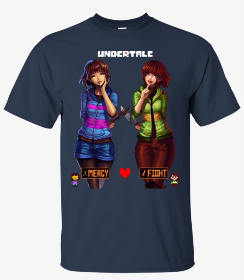 Undertale Frisk And Chara T Shirt & Hoodie - Neil Degrasse Tyson Bitch Shirt, transparent png #2636407