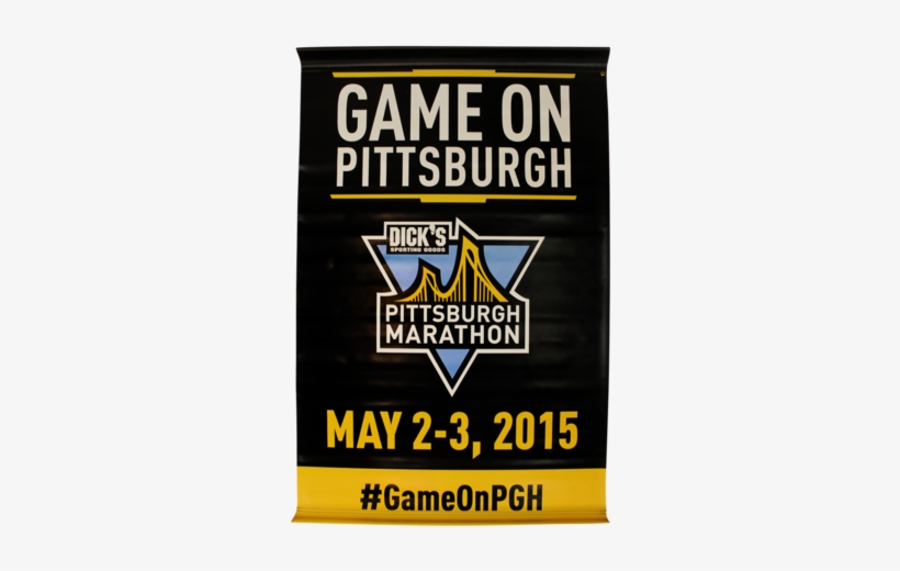 2015 Dick's Sporting Goods Pittsburgh Marathon Vinyl - Pittsburgh Marathon, transparent png #2636509