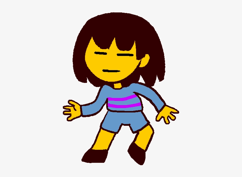 Derpy Undertale - - Undertale Dancing Frisk Gif, transparent png #2636530