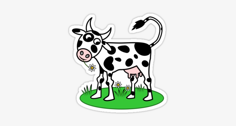 Clip Arts Related To - Thin Cow Cartoon, transparent png #2636687