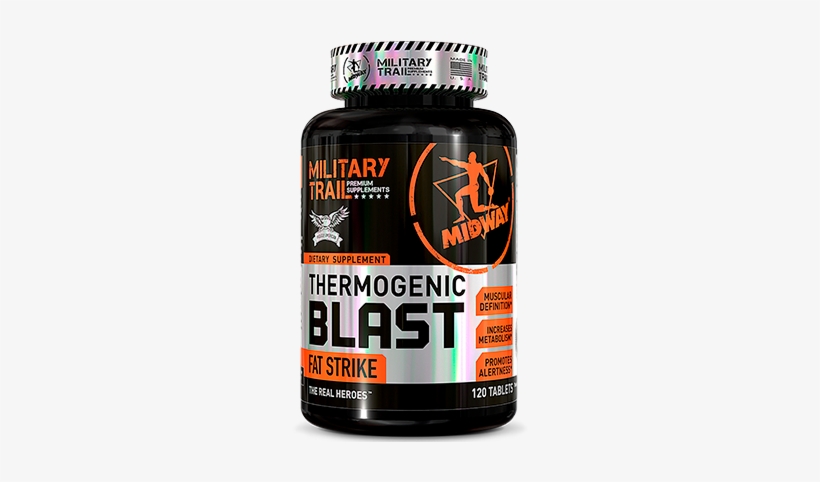 Thermogenic Blast - Midway Labs Military Trail Premium Supplements Ereforce, transparent png #2637929