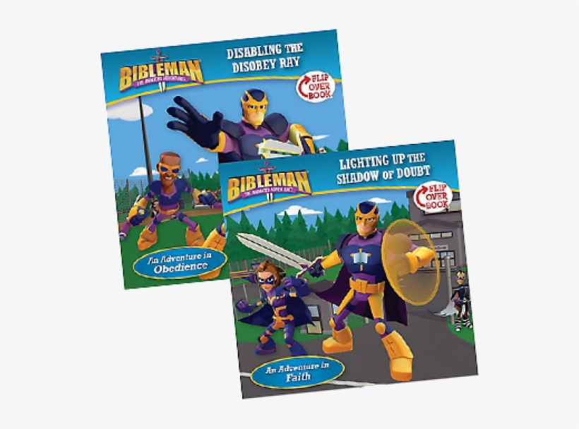 Bibleman Flipbook Disabling The Disobey Ray - Bibleman Book, transparent png #2638268