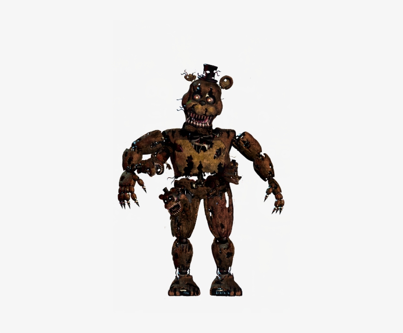 Nightmare Freddy Full Body Thank You Image - Fnaf Nightmare Freddy Full .....