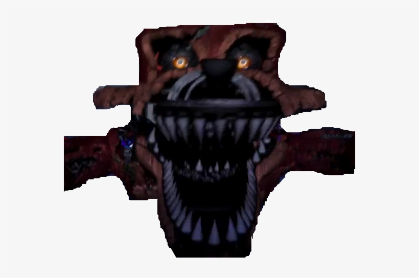 Fnaf Withered Nightmare Foxy, transparent png #2639009