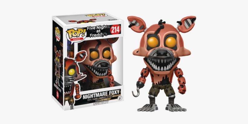 Nightmare Foxy Pop - Funko Pop Fnaf Nightmare Foxy, transparent png #2639096