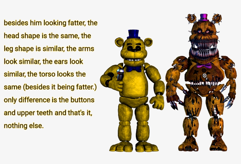 Question Is It Me Or Does - Five Nights At Freddy's All Freddys, transparent png #2639120