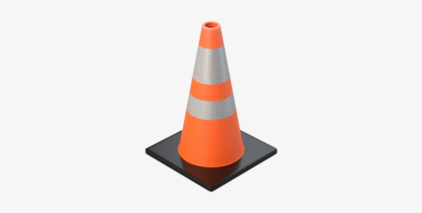Traffic Cones For Roadwork - Traffic Cone, transparent png #2639674