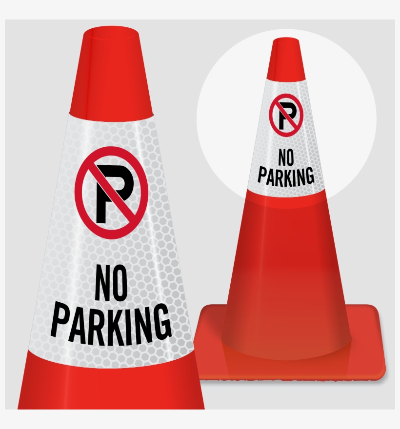 No Parking Cone Collar - No Semi Truck Parking, transparent png #2639891