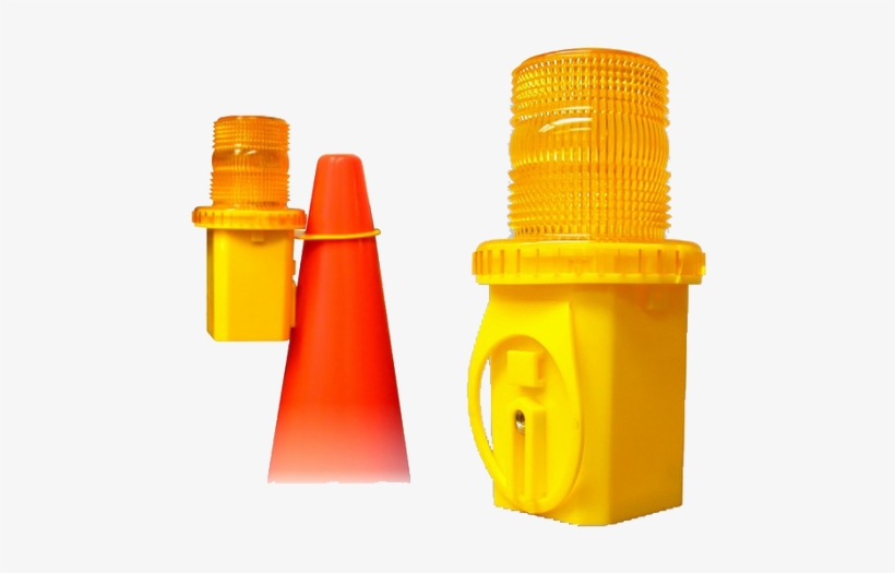 Safety Cone Flashing Light - Dicke Safety Unilamp 6v Flashing, Amber Lens,, transparent png #2640470