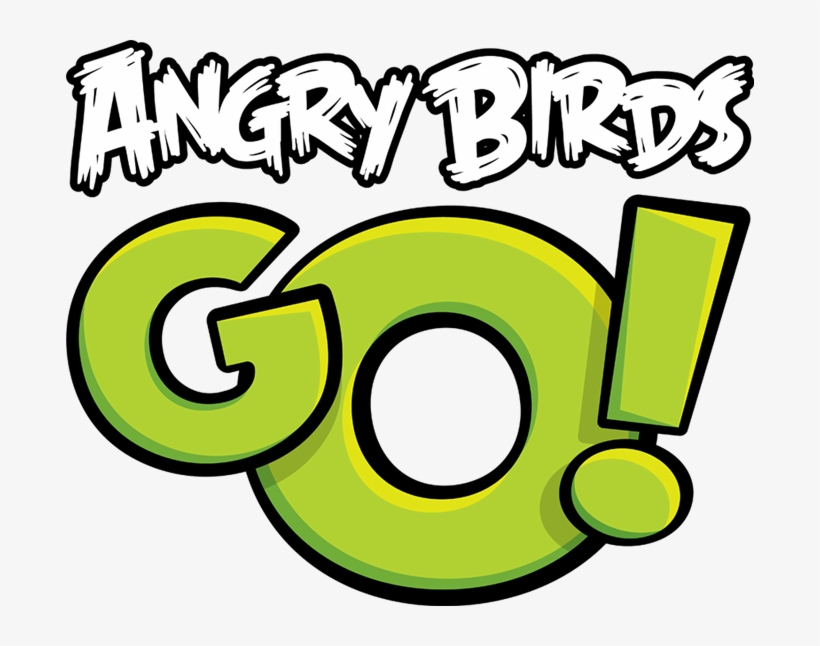 Angry Birds Go 1 Fsmdotcom - Angry Birds Logo, transparent png #2640536