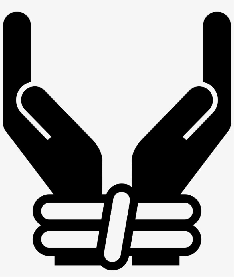 Human Prisoner Tied Hands Comments - Prisoner Symbol, transparent png #2640537