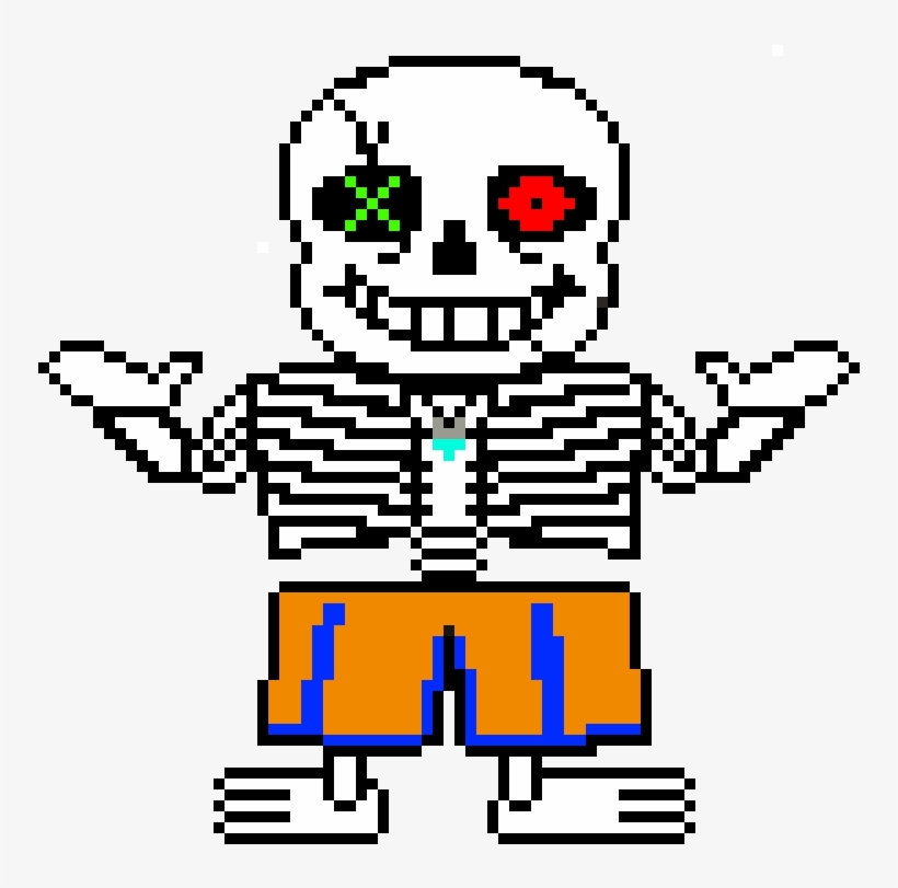 Hitmarker Sans - Pixel Art Undertale Sans - Free Transparent PNG Download -  PNGkey