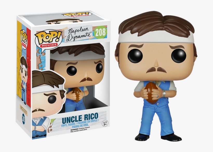 Uncle Rico Pop Vinyl Figure - Napoleon Dynamite Rico Funko Pop, transparent png #2641164