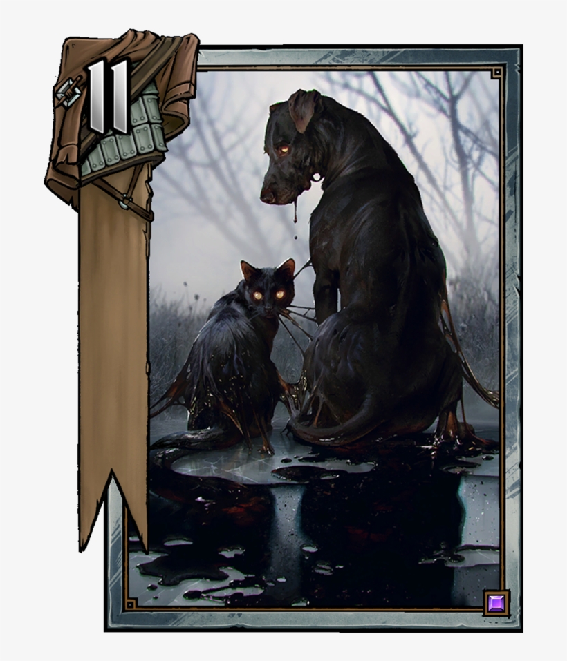 Iris' Companions - Gwent Card Lesser Demons, transparent png #2641497