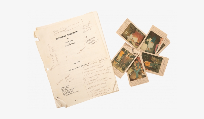 Producer Jeremy Coon's Copy Of The Script And Costume - Napoleon Dynamite, transparent png #2641750