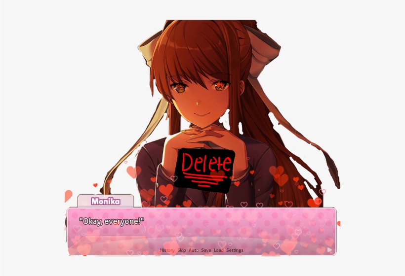 Ddlc Monika Transparent, transparent png #2641831