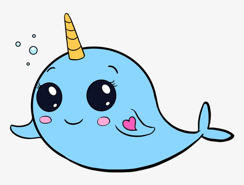 Banner Freeuse Download Easy Huge Freebie - Easy Drawing Of A Narwhal, transparent png #2641960