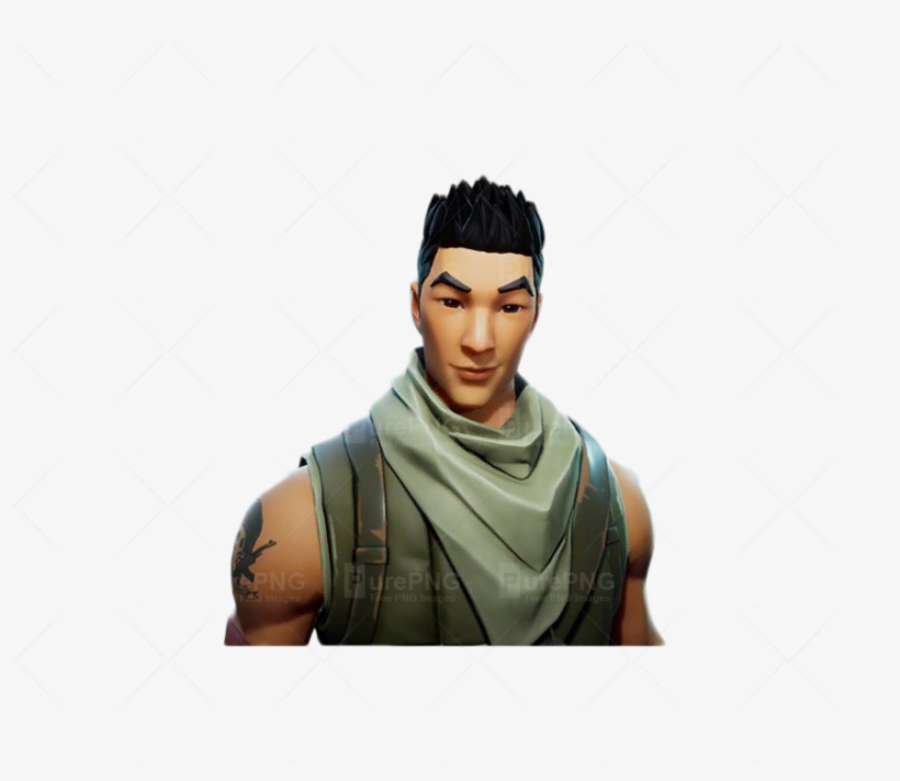 Fornite Asian Avatar - Fortnite Default Skin Asian, transparent png #2642104