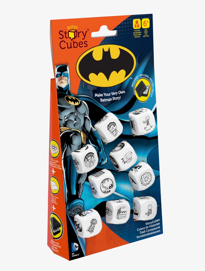 Imagine Reading Your Favourite Batman Comic That Ends - Batman Rorys Story Cubes Story Telling Dice, transparent png #2642229