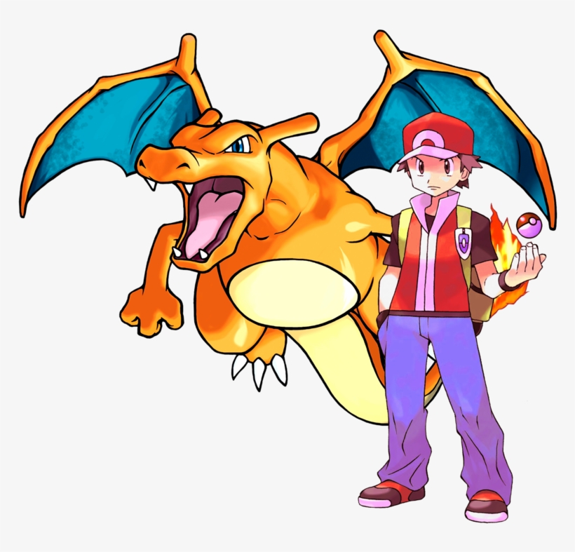Is Red Becoming Weak In Sun And Moon Or Not - Pokemon Trainer Red, transparent png #2642263
