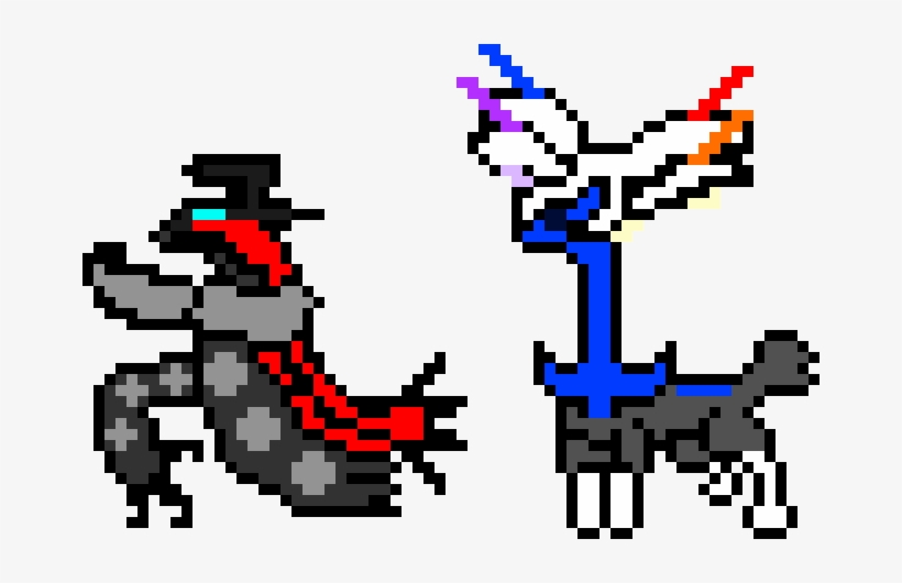Xerneas And Yveltal Sprite - Sprite, transparent png #2642588