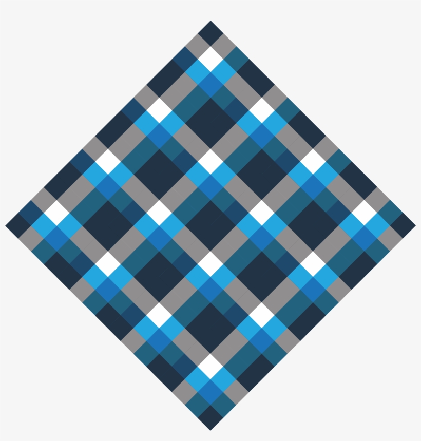 Vertex Plaid - Napkin, transparent png #2642908
