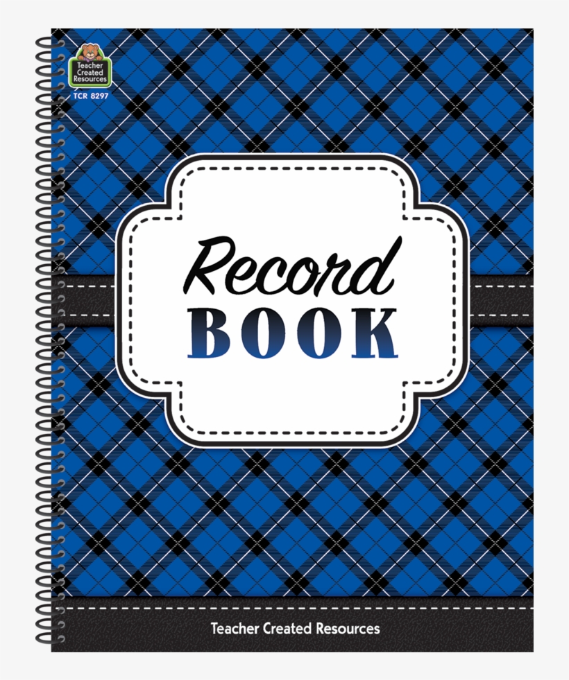Tcr8297 Plaid Record Book Image - Las Cosas De Gina, transparent png #2643154