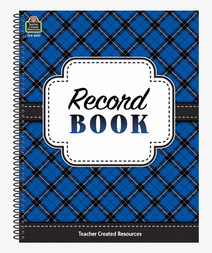 Tcr8297 Plaid Record Book Image - Las Cosas De Gina, transparent png #2643154