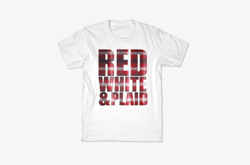 Red White And Plaid Kids T-shirt - Sword Art Online Workout Shirt, transparent png #2643392