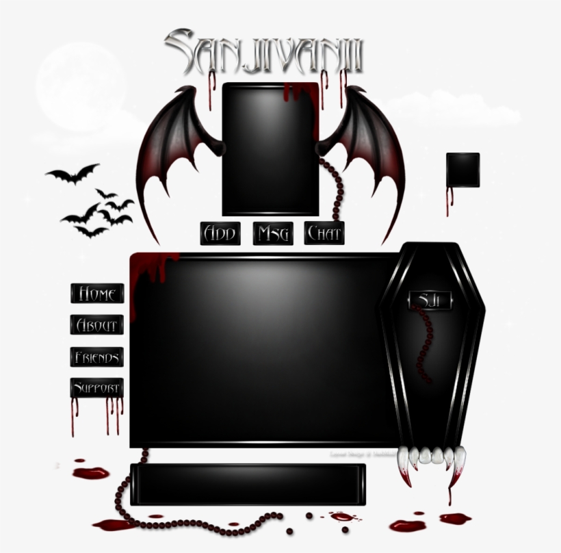 Music Here - Homepage Imvu Png Dark, transparent png #2643612