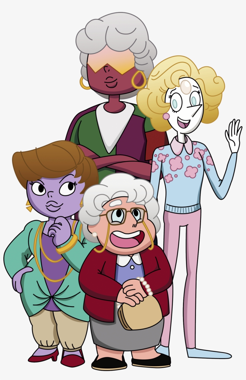 Steven Universe X Golden Girls - Golden Girls And The Amazing World Of Gumball, transparent png #2643614