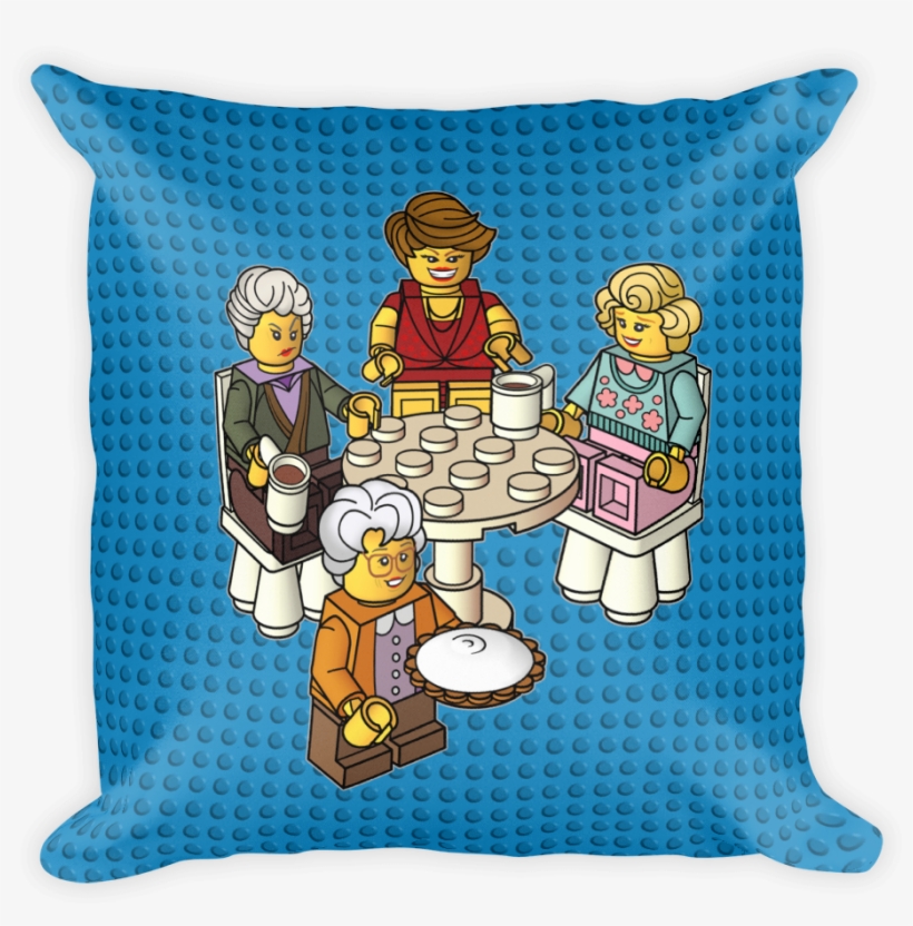 Golden Girls Blocks Pillow Swish Embassy - Golden Girls Blocks (premium Triblend), transparent png #2643751