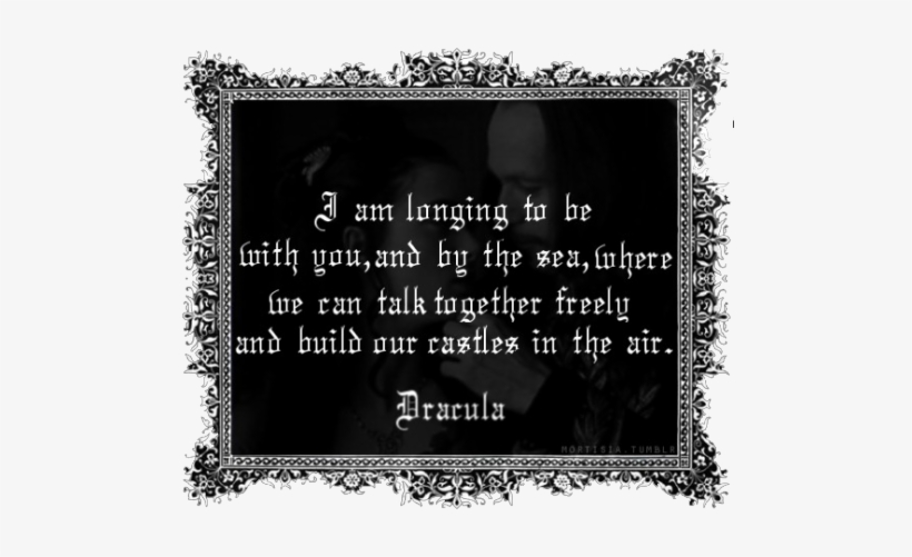 Bram Stoker Dracula Transparent - Bram Stoker Dracula Movie Quotes Mina, transparent png #2643995