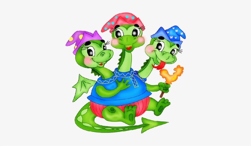 Three Headed Dragon Clipart, transparent png #2644136