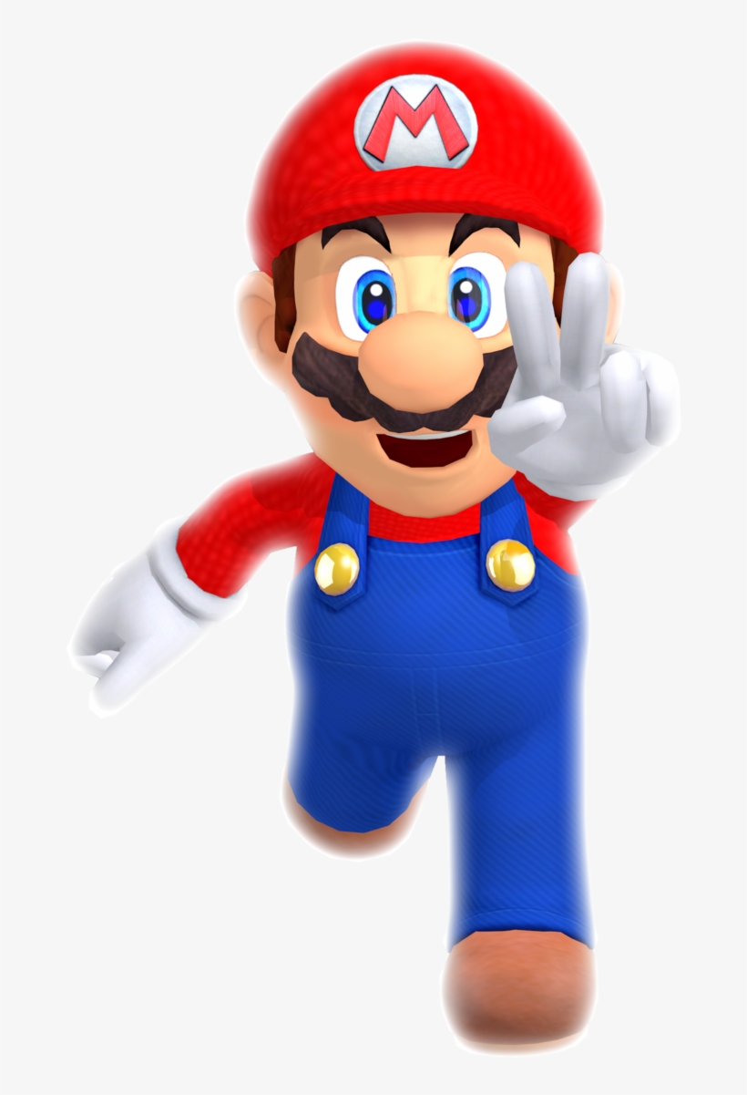 Mario 64 Me 64 Winning Artwork Hd Render By Supermariojumpan-dbvcaus - Super Mario Run Stickers, transparent png #2644524