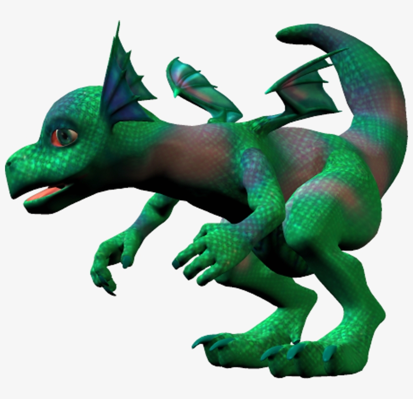 Baby Dragon 06 By Clipartcotttage On Deviantart - Animal Figure, transparent png #2644650