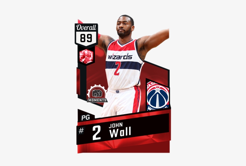 John Wall Ruby Card - Nba 2k18 Gilbert Arenas, transparent png #2645010