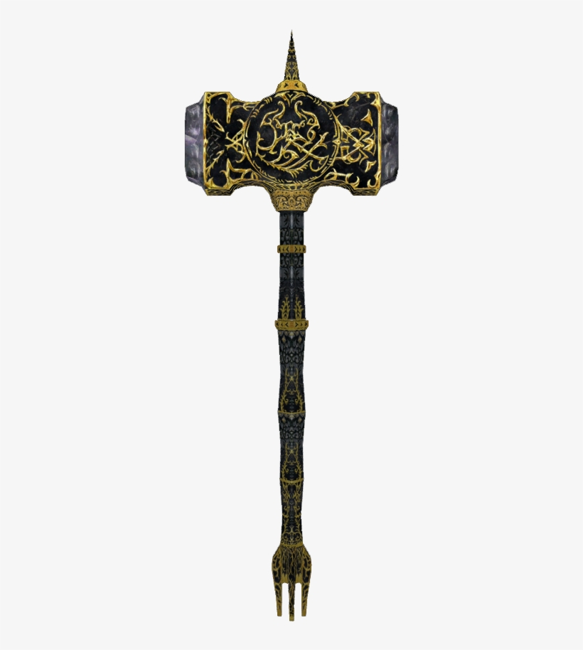 Ebony Warhammer Ob - Martelo De Hefesto Png, transparent png #2645033