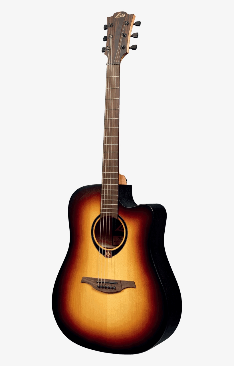 Lâg Tramontane 70 T70dce-brb - Lag Imperator I200 Gloss Finish Guitar, Brown Shadow, transparent png #2645414