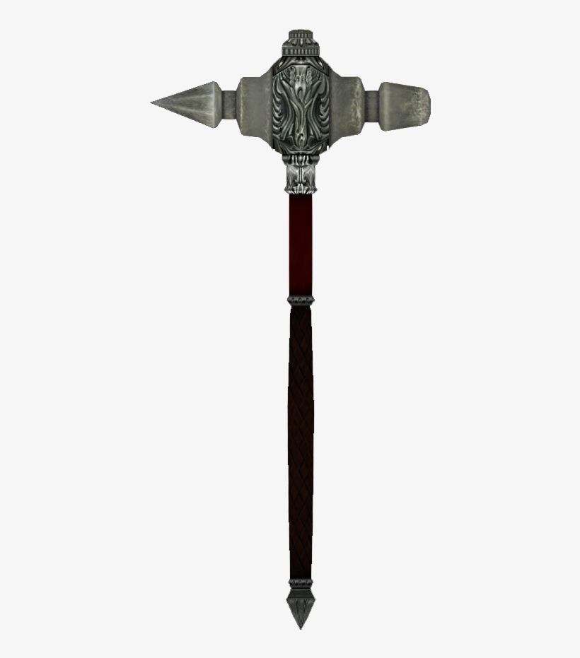 Oblivion Finesteelwarhammer War Hammer Png - Oblivion Fine Steel Warhammer, transparent png #2645743