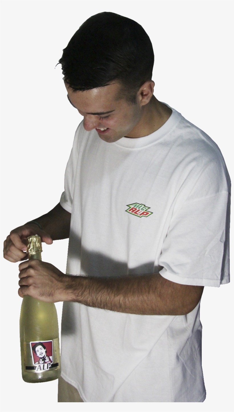 Alp Fb Mlg Blanca Es Una Camiseta De Color Blanco, - Guinness, transparent png #2645765