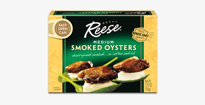 Reese Colossal Smoked Oysters - 3.7 Oz Can, transparent png #2645939