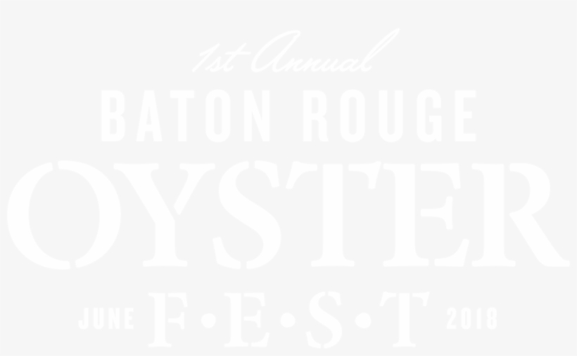 Baton Rouge Oyster Fest Main Lockup 2018 - White Photo For Instagram, transparent png #2646200