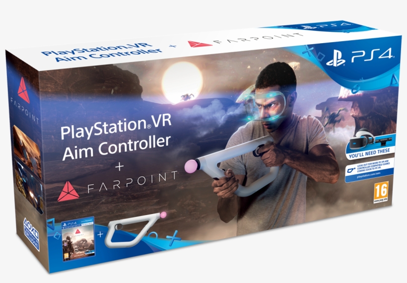 Farpoint With Aim Controller (nordic) - Farpoint Vr + Playstation Vr Aim Controller Bundle, transparent png #2646513