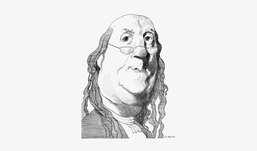 Benjamin Franklin Benjamin Franklin, Caricatures, Authors, - Benjamin Franklin Unmasked By Jerry Weinberger, transparent png #2646656