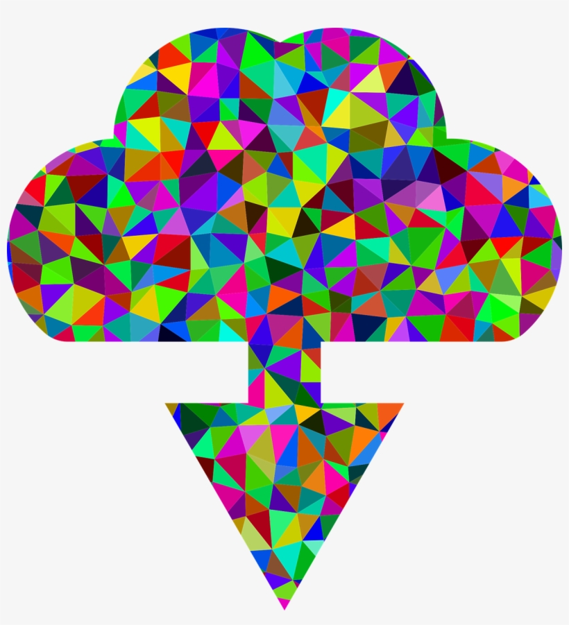 Transfer Images With Java Socket - Prismatic Rainbow Cloud Arrow Beach Towel, transparent png #2646832