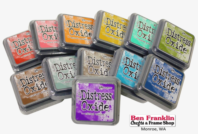 Ben Franklin Crafts & Frame Shop, Monroe, Wa - Ranger Tim Holtz Distress Oxides Ink Pad - Black Soot, transparent png #2647068