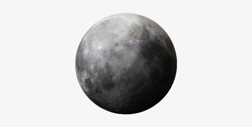Space Moon - Moon With Craters Png, transparent png #2648429