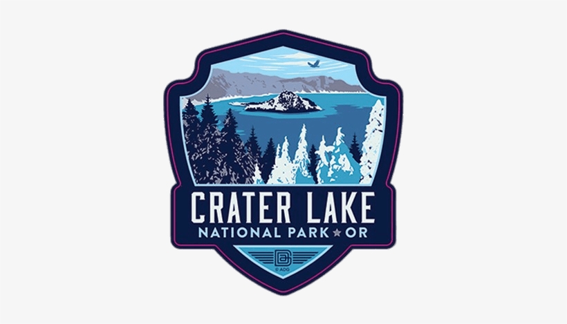 Crater Lake National Park Emblem - Canyonlands National Park Sticker, transparent png #2648453
